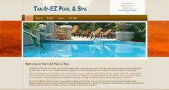 Desktop Screenshot of ezpoolandspa.com