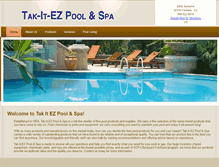 Tablet Screenshot of ezpoolandspa.com